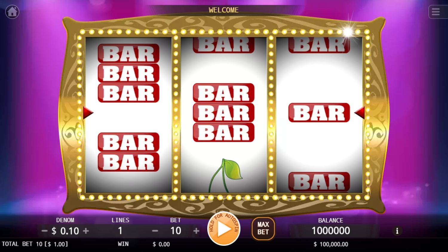 Flaming 7's Slot Gameplay