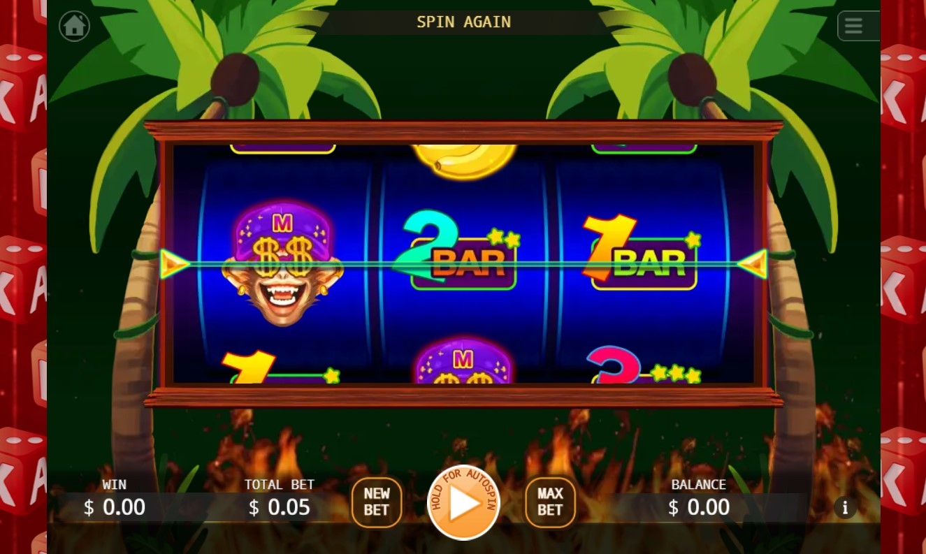 Flaming Monkey Classic Slot Gameplay