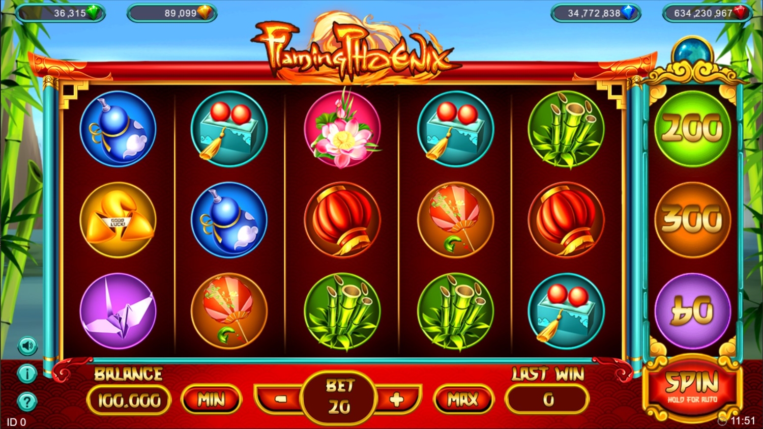 Flaming Phoenix Slot Gameplay