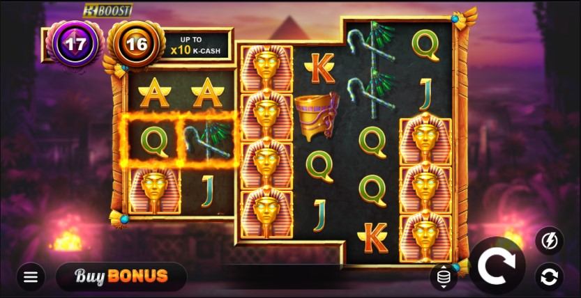 Flaming Scarabs Slot Gameplay