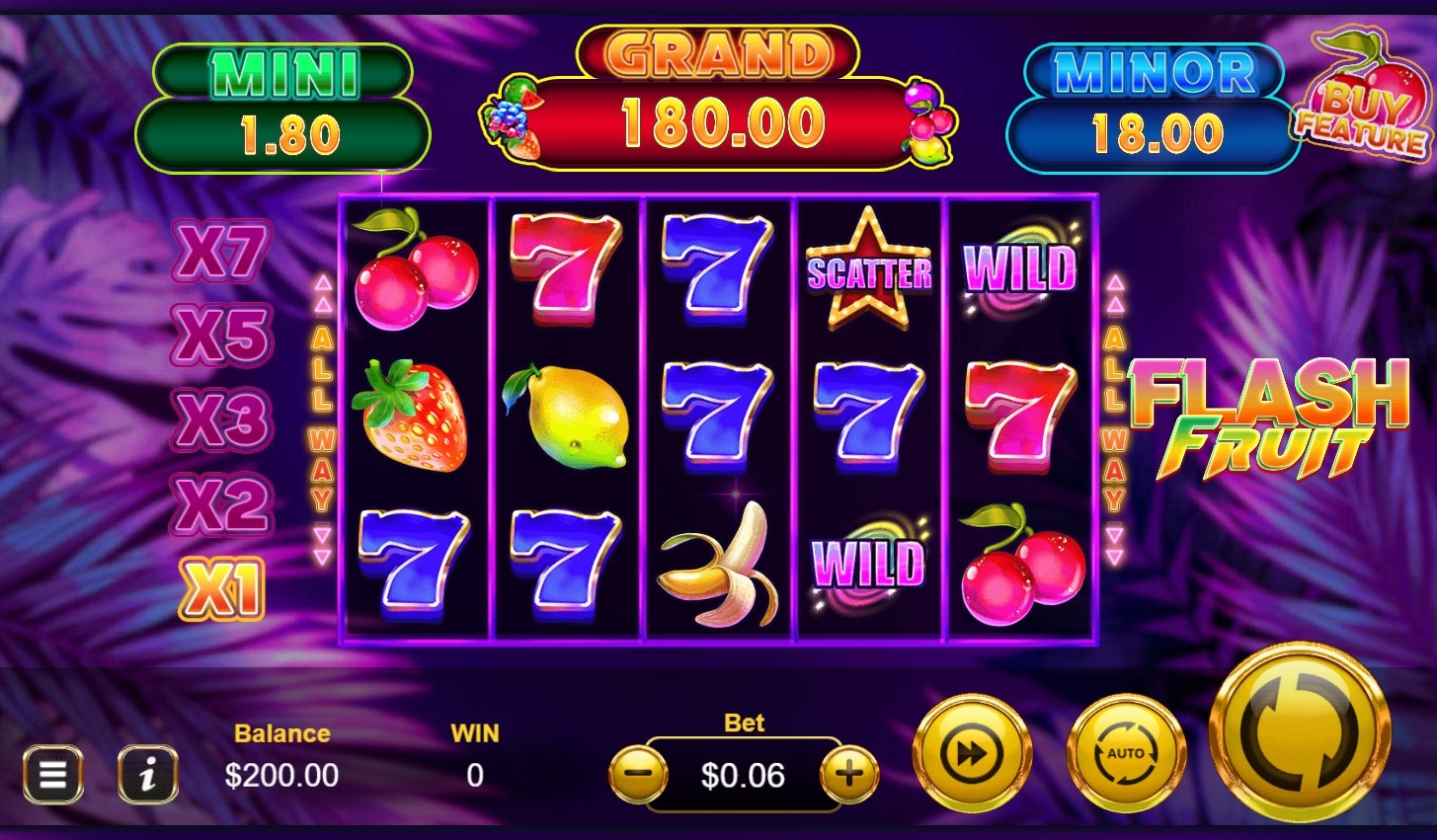 Flash Fruit Slot Gameplay