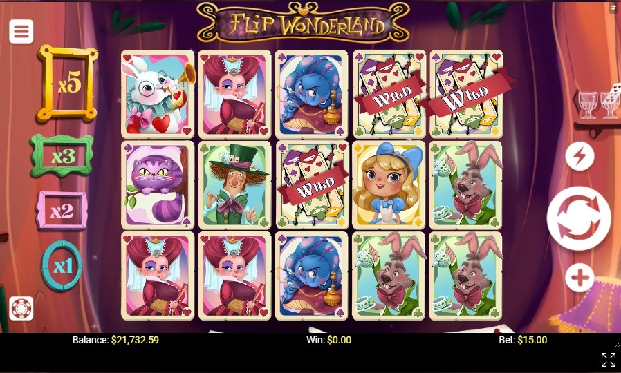 Flip Wonderland Slot Gameplay