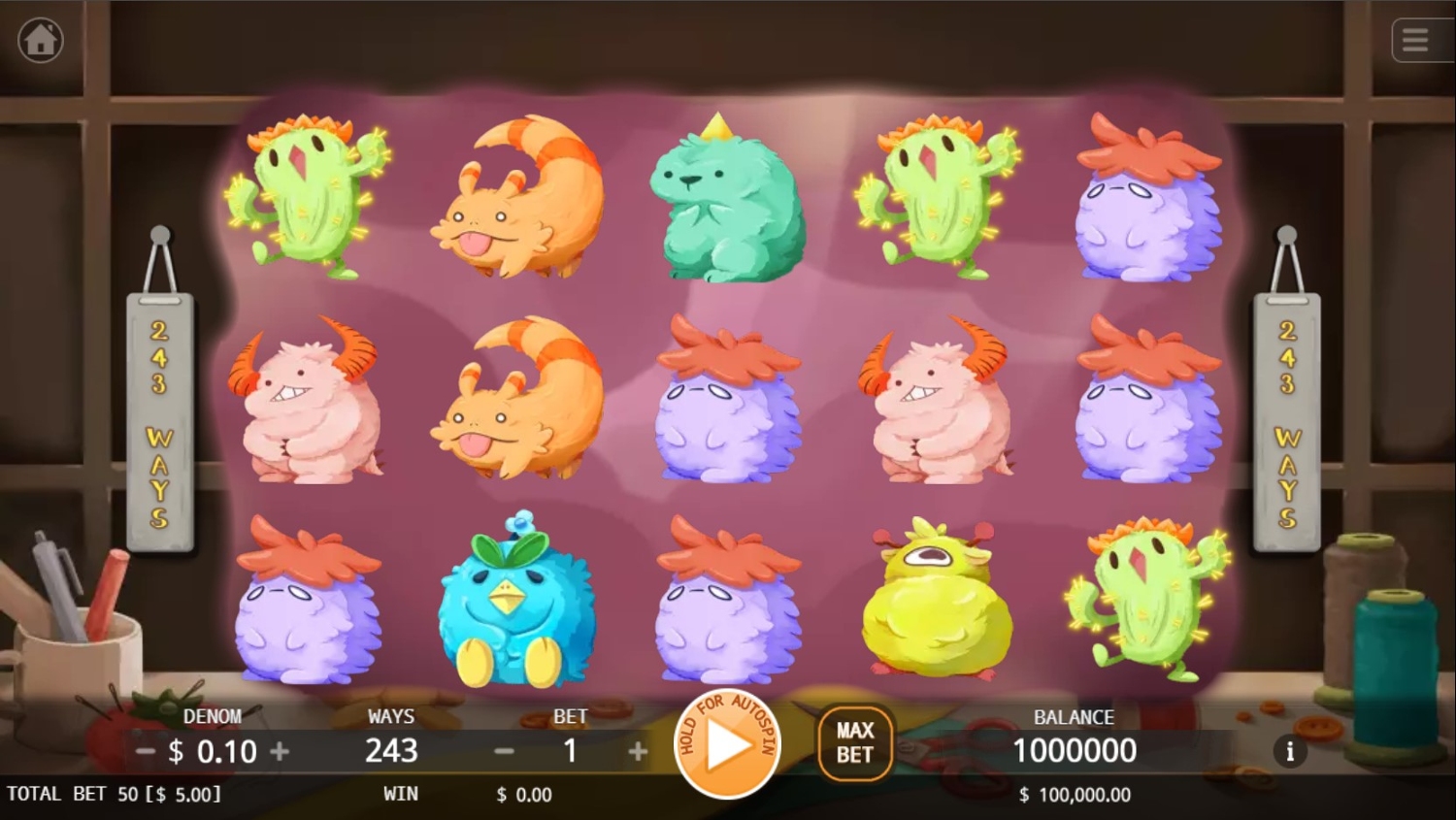 Fluffy Buddy Slot Gameplay