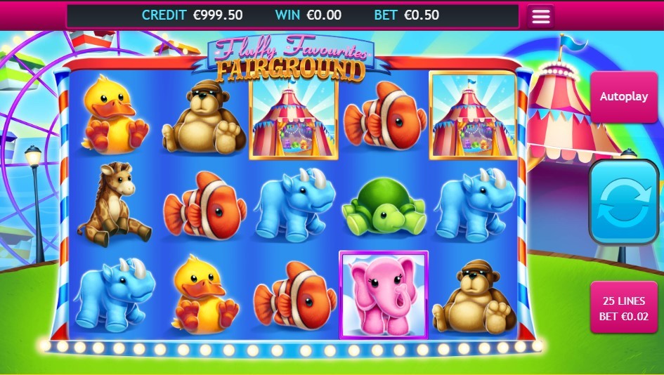 Fluffy Fairground Slot Gameplay