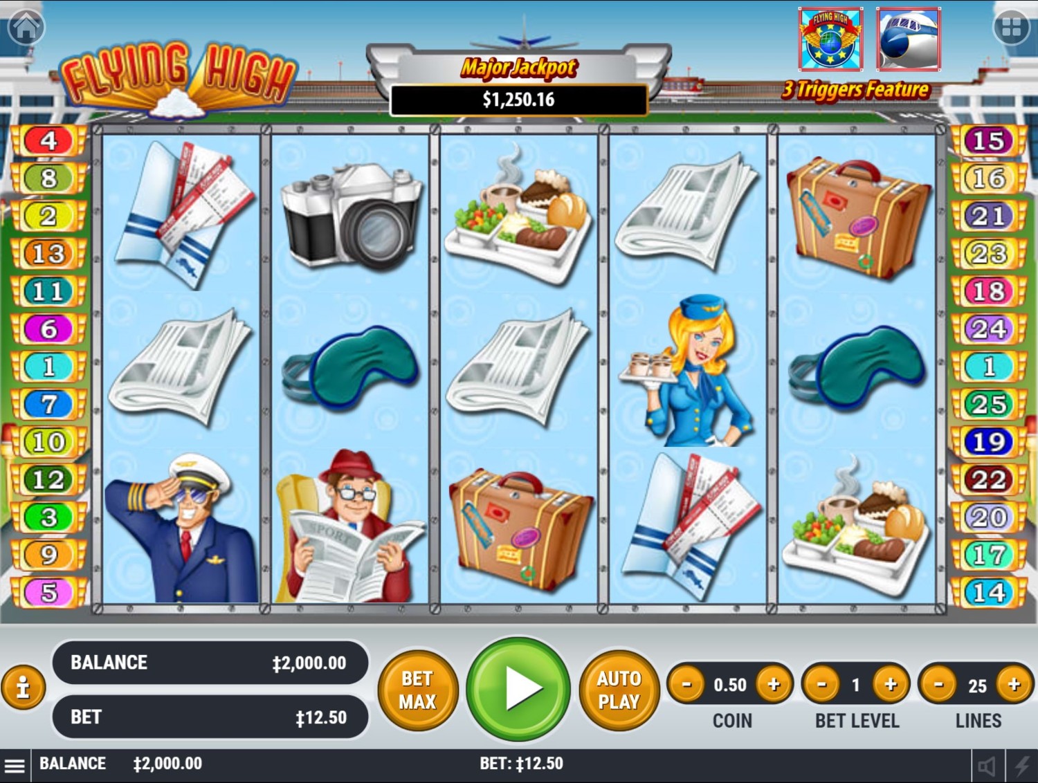 Flying High Slot Gameplay