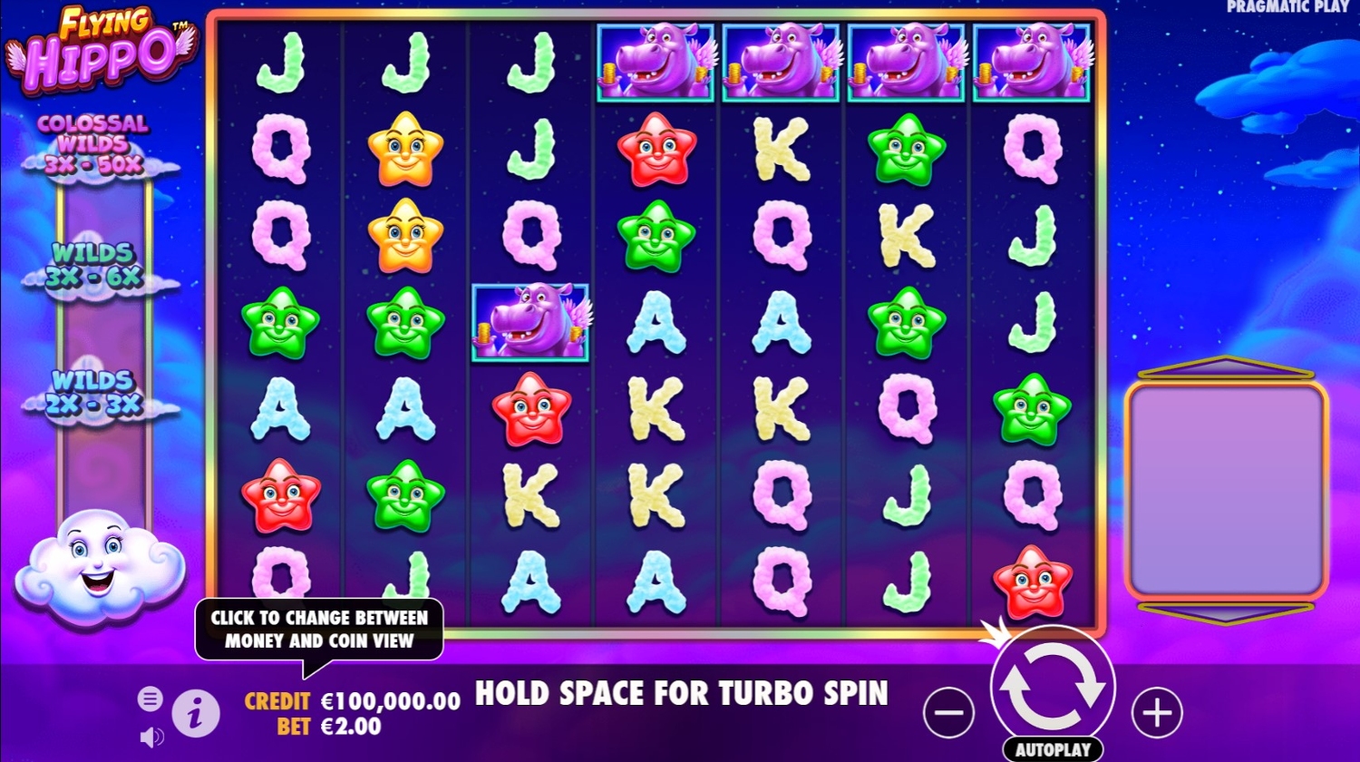 Flying Hippo Slot Gameplay