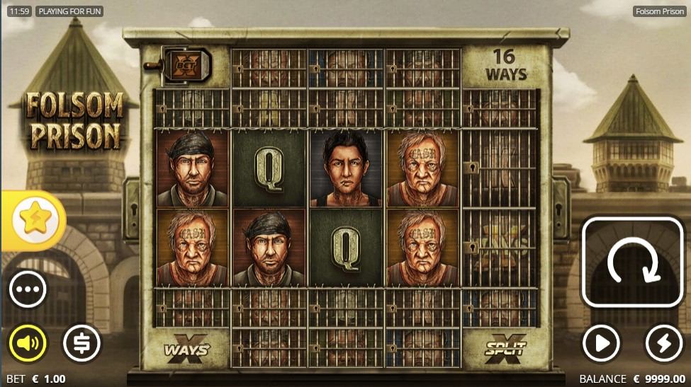 Folsom Prison Slot Gameplay