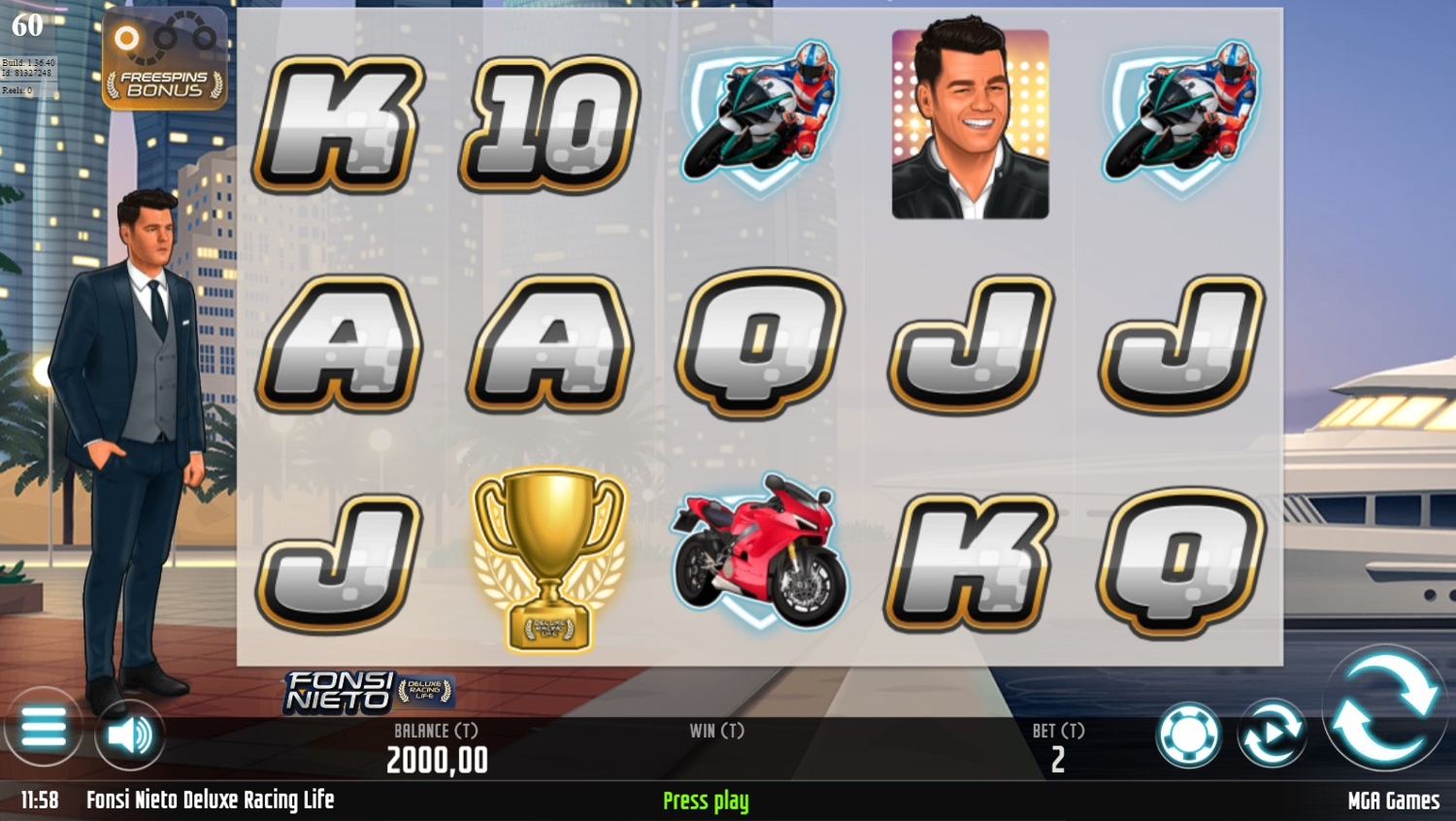 Fonsi Nieto: Deluxe Racing Life Slot Gameplay