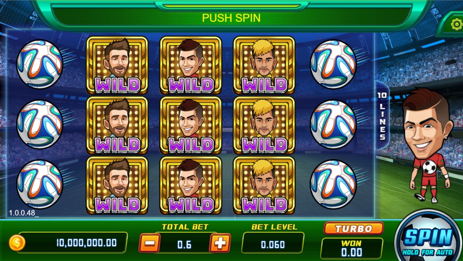 Football Champion Slot Gameplay