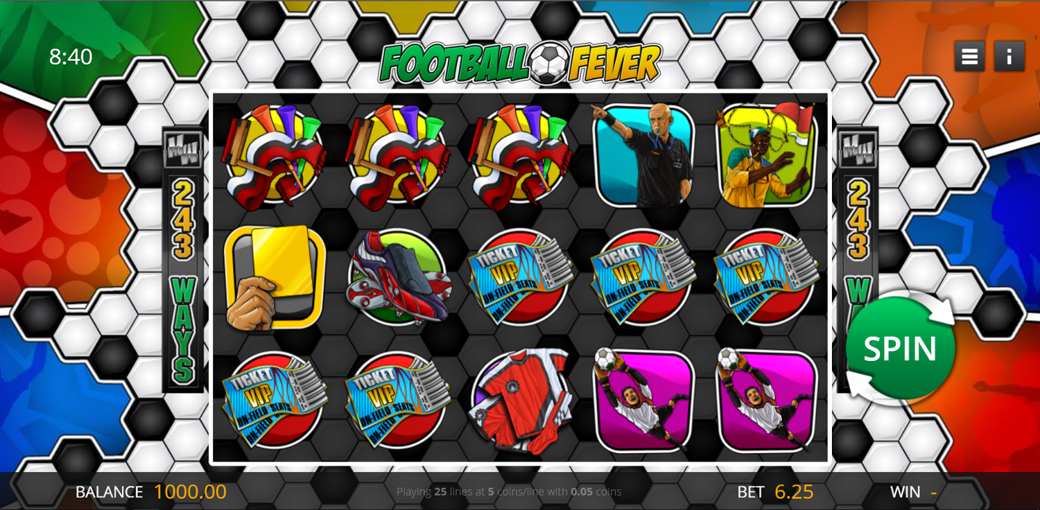 Football Fever Slot Gameplay