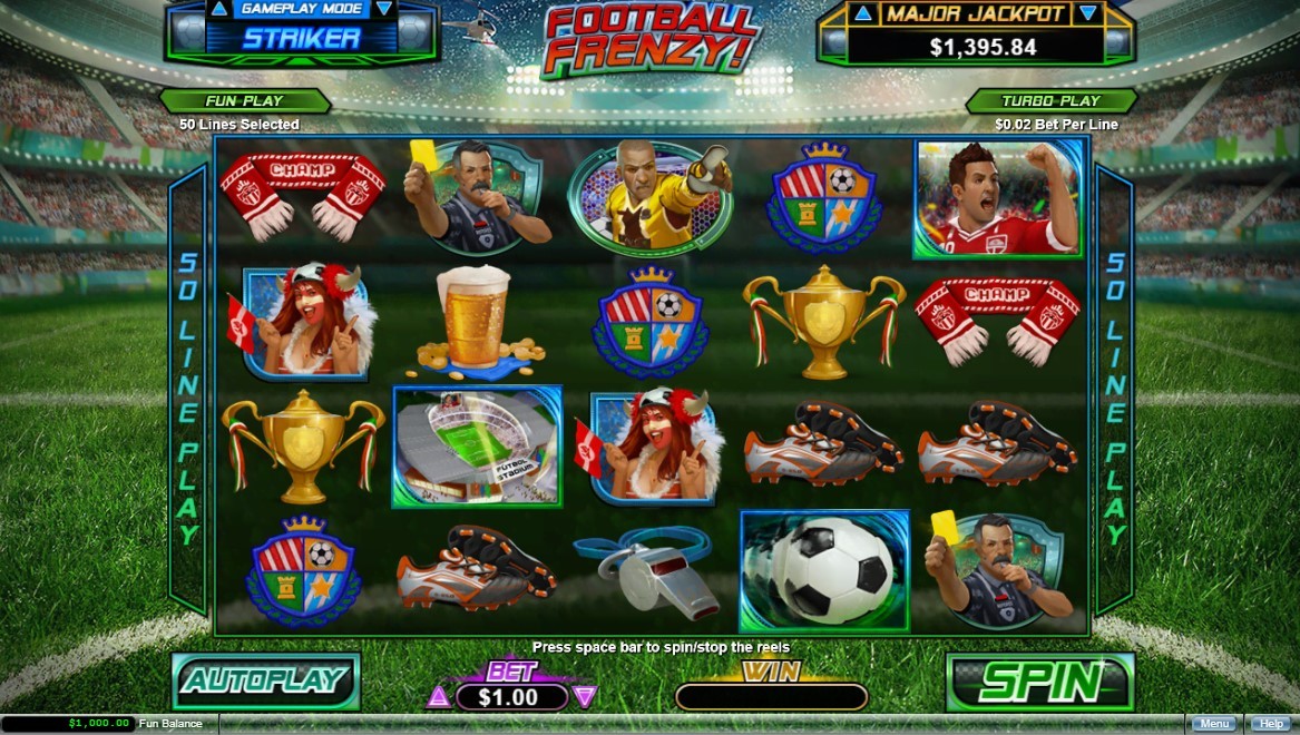 Football Frenzy Slot Gameplay
