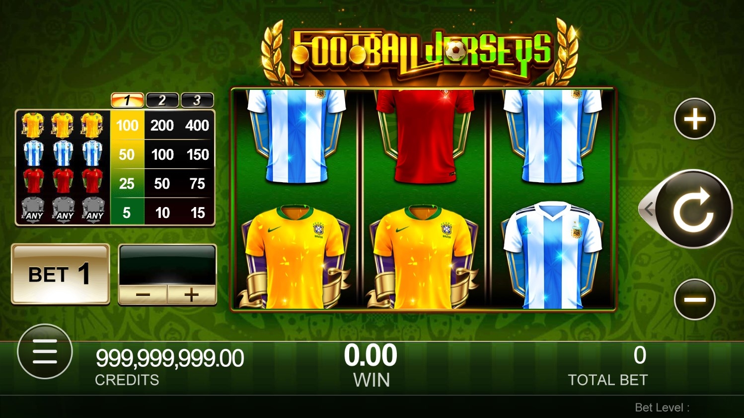 Football Jerseys Slot Gameplay