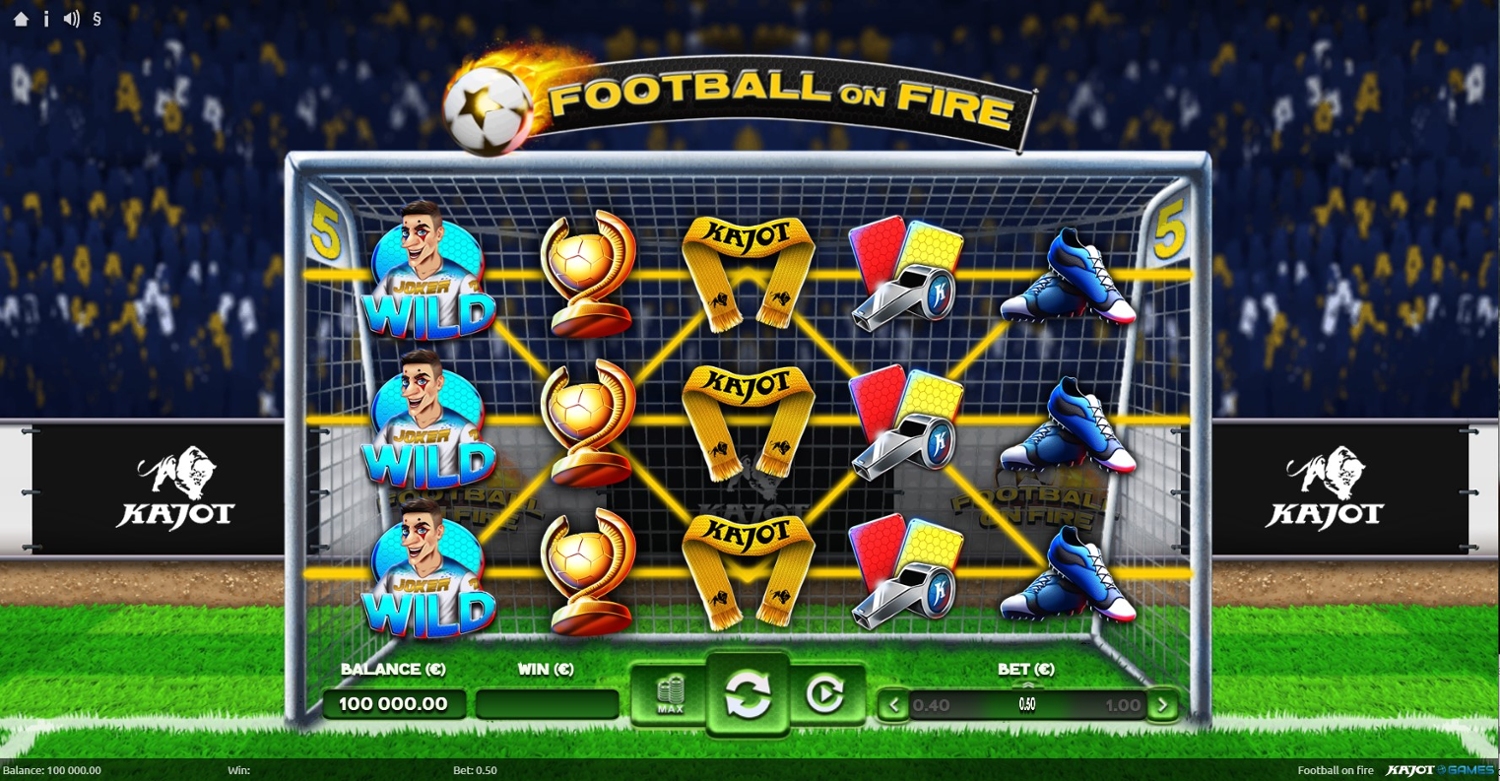 Football On Fire Slot Gameplay