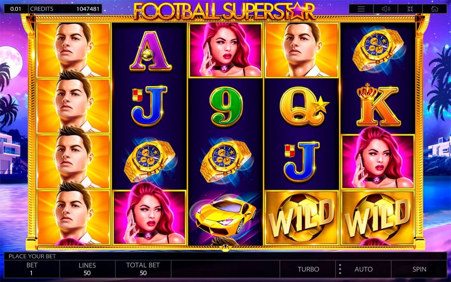 Football Superstar Slot Gameplay