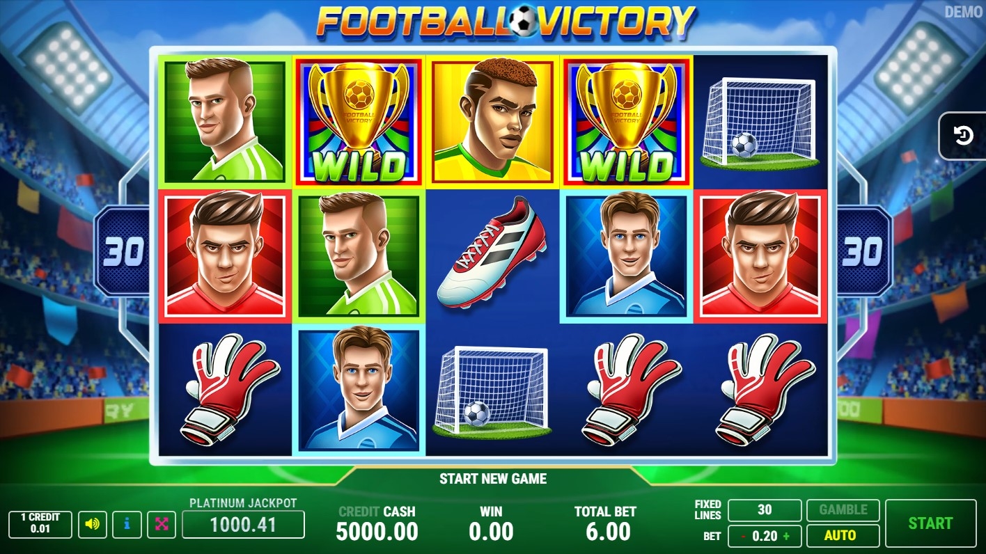 Football Victory Slot Gameplay