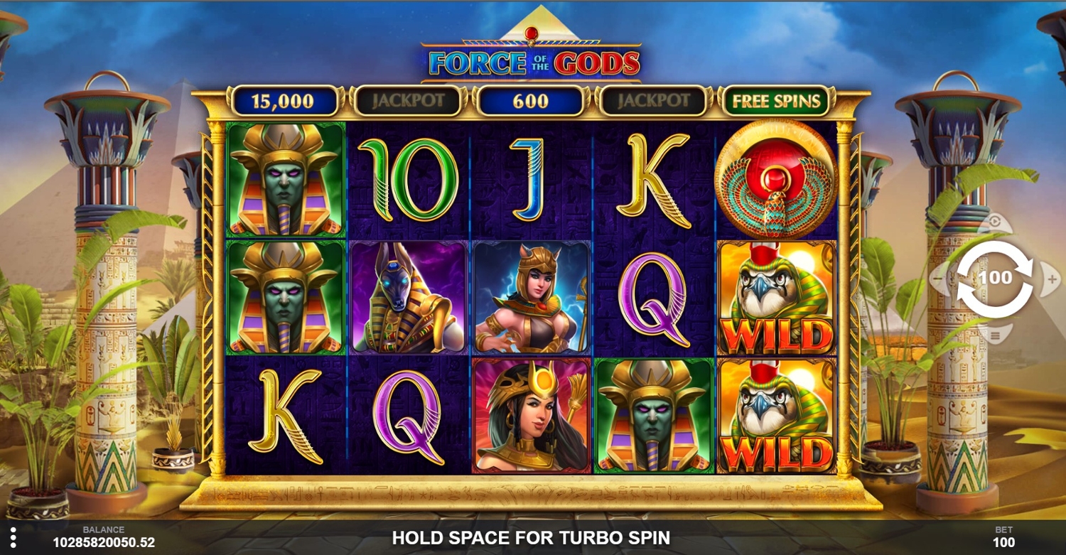 Force of the Gods Slot Gameplay