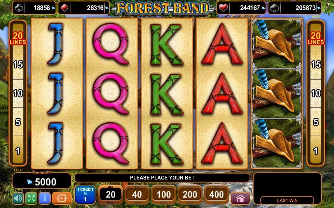 Forest Band Slot Gameplay