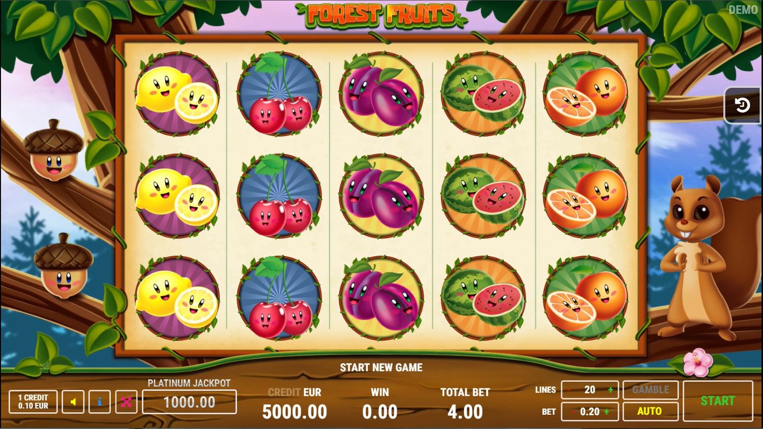 Forest Fruits Slot Gameplay
