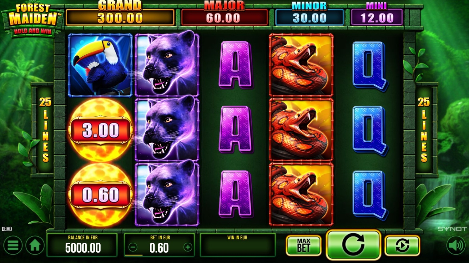 Forest Maiden Slot Gameplay