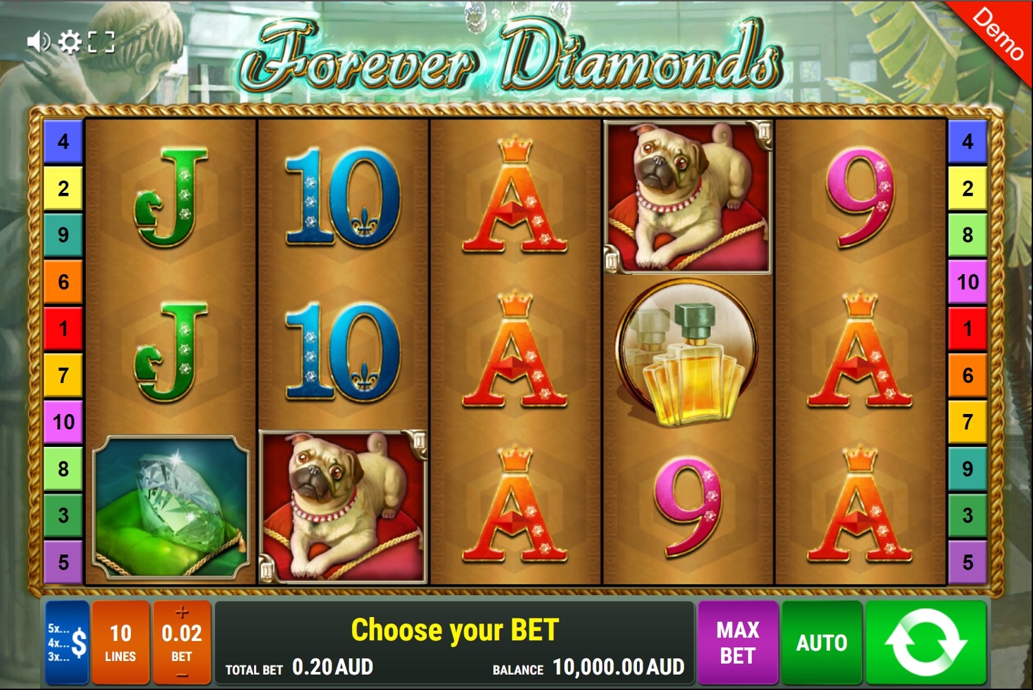Forever Diamonds Slot Gameplay