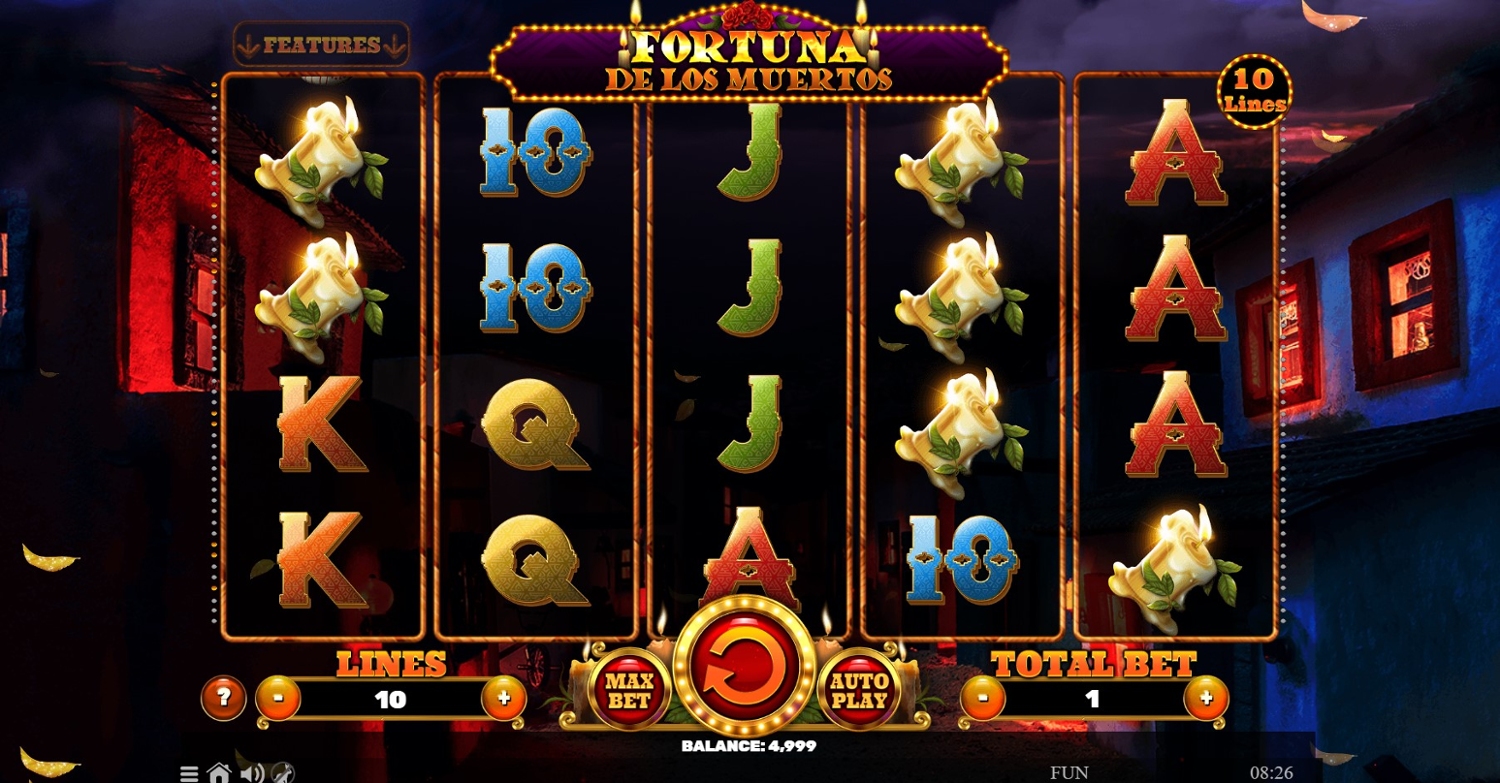 Fortuna De Los Muertos Slot Gameplay