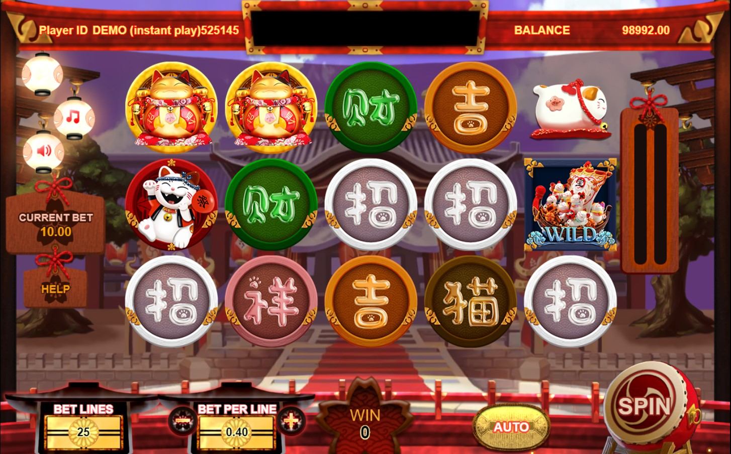 Fortune Cat Slot Gameplay