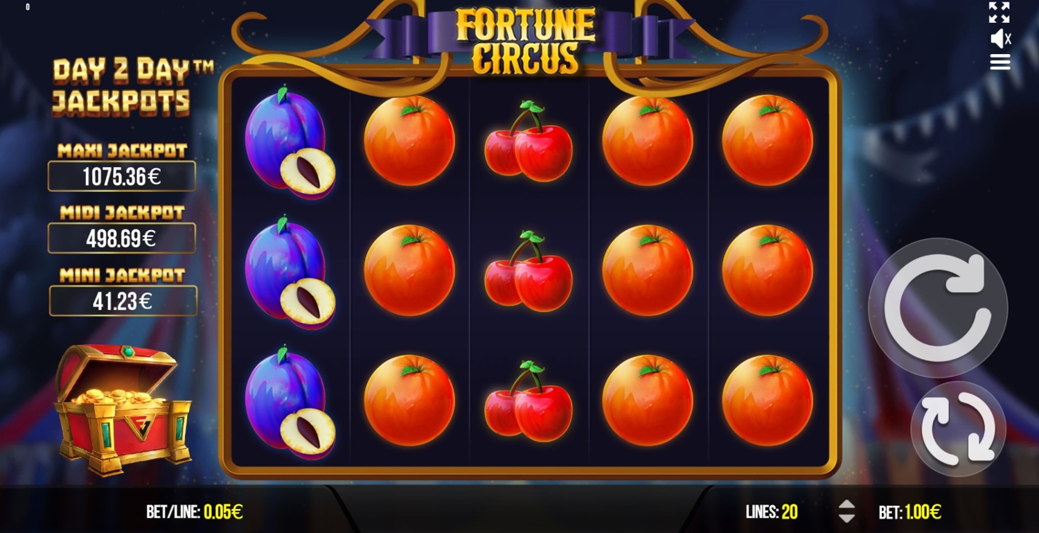 Fortune Circus Slot Gameplay