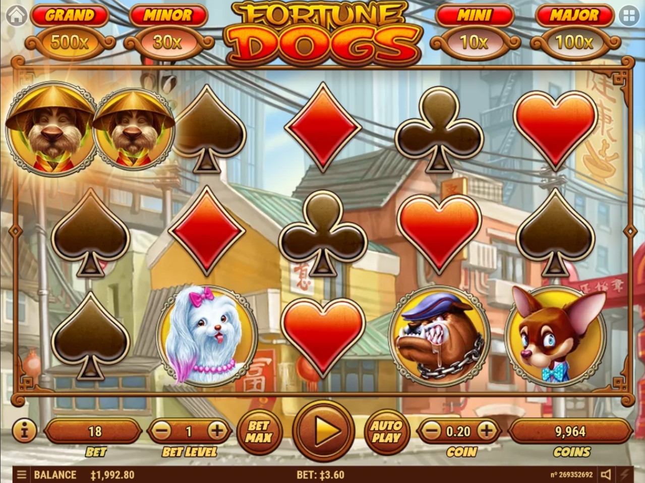 Fortune Dogs Slot Gameplay