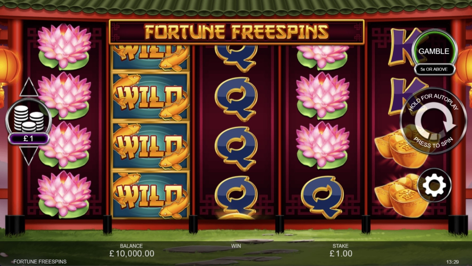 Fortune Freespins Slot Gameplay