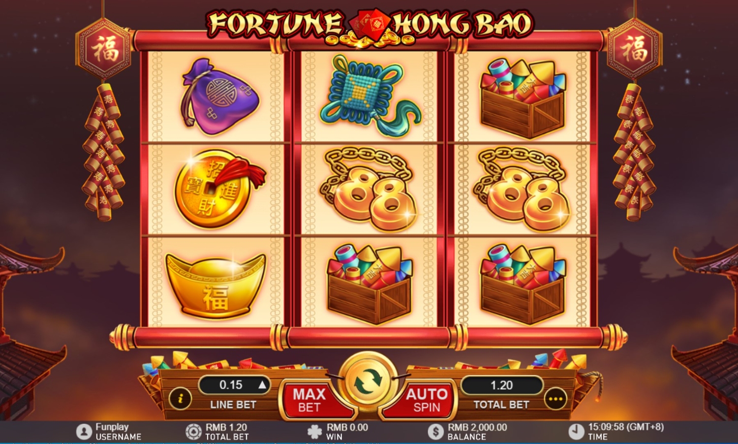 Fortune Hong Bao Slot Gameplay