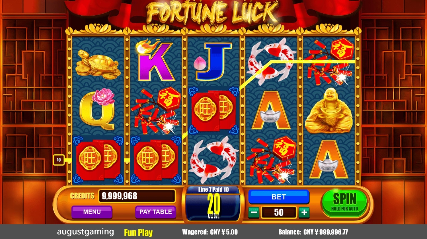 Fortune Luck Slot Gameplay