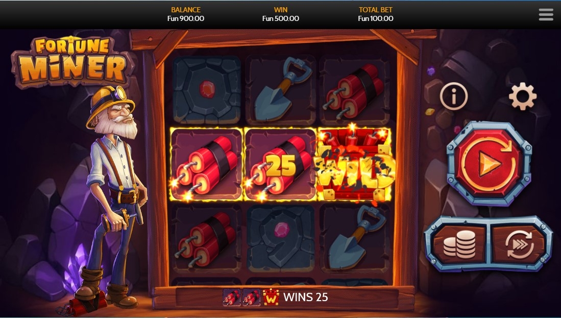 Fortune Miner Slot Gameplay