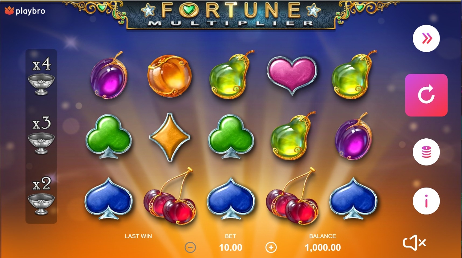Fortune Multiplier Slot Gameplay