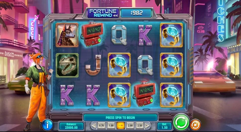 Fortune Rewind Slot Gameplay