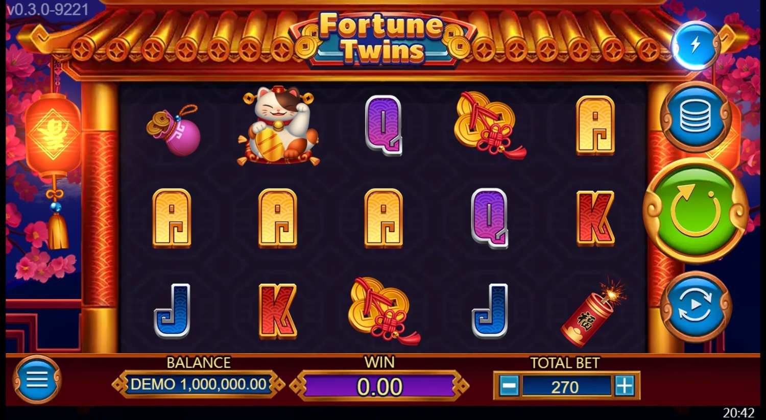 Fortune Twins Slot Gameplay