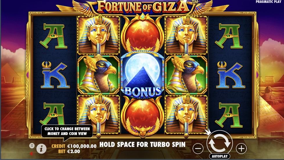 Fortune of Giza Slot Gameplay