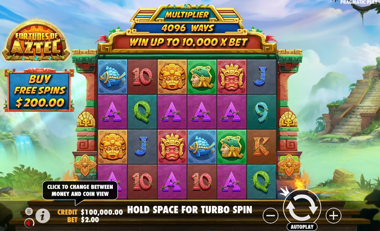 Fortunes of the Aztec Slot Gameplay