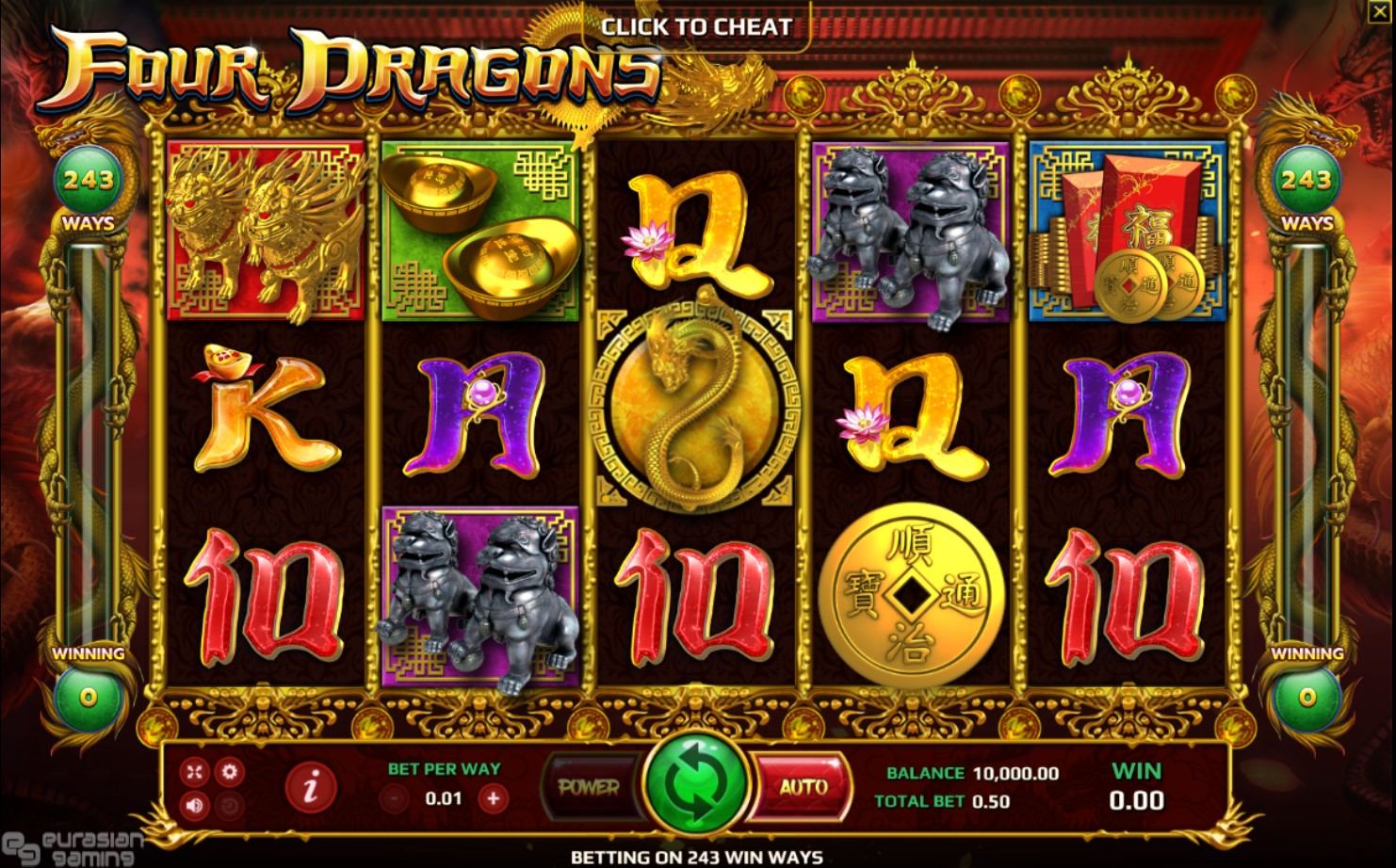 Four Dragons Slot Gameplay