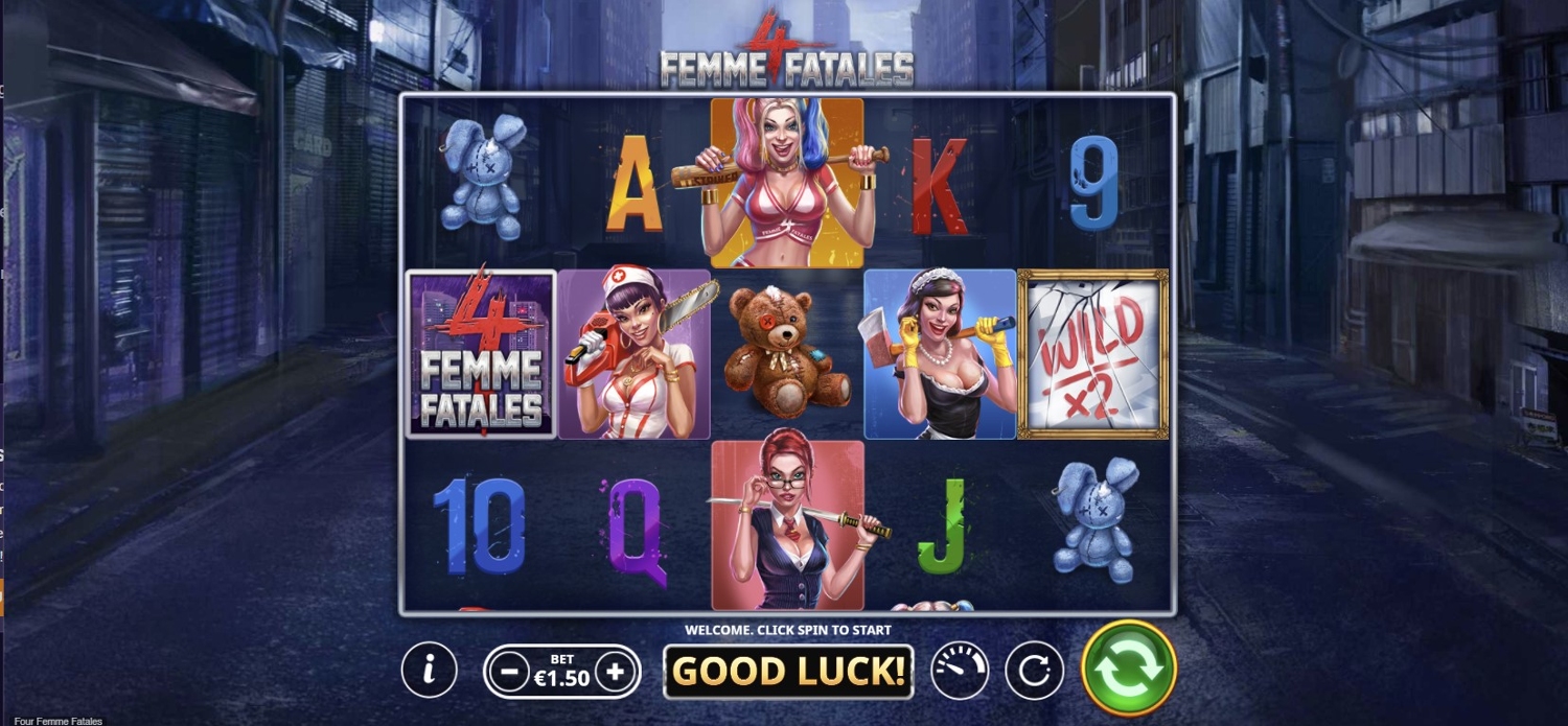 Four Femme Fatales Slot Gameplay