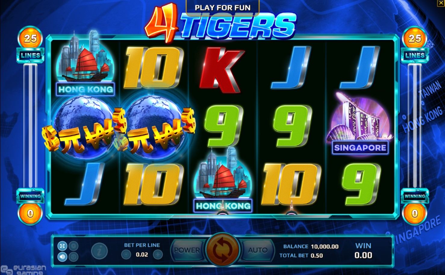 Four Tigers Slot Gameplay
