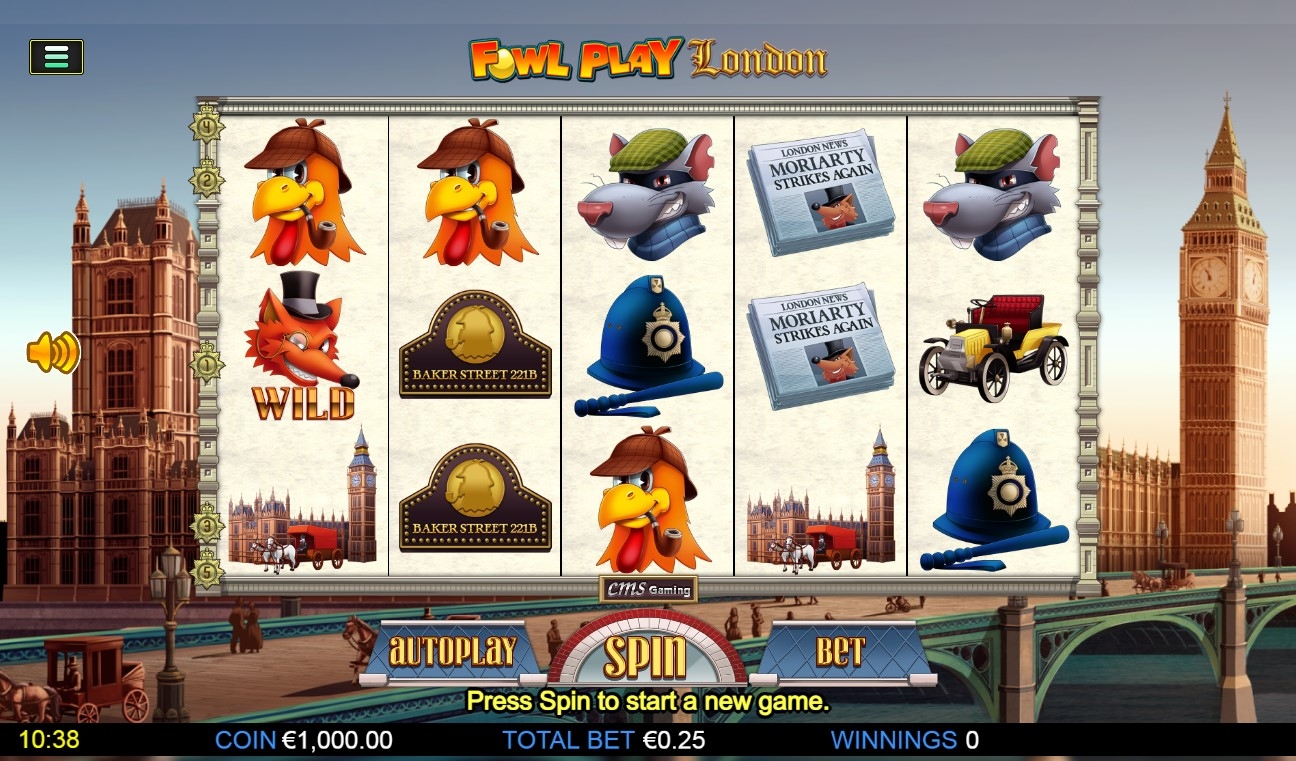 Fowl Play London Slot Gameplay
