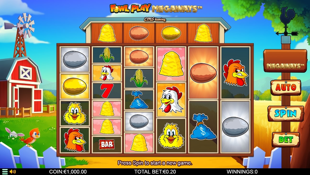 Fowl Play Megaways Slot Gameplay