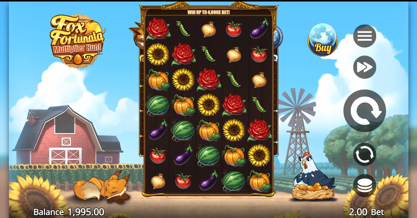 Fox Fortunata: Multiplier Hunt Slot Gameplay