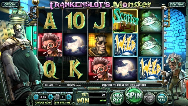 Frankenslots Monster Slot Gameplay
