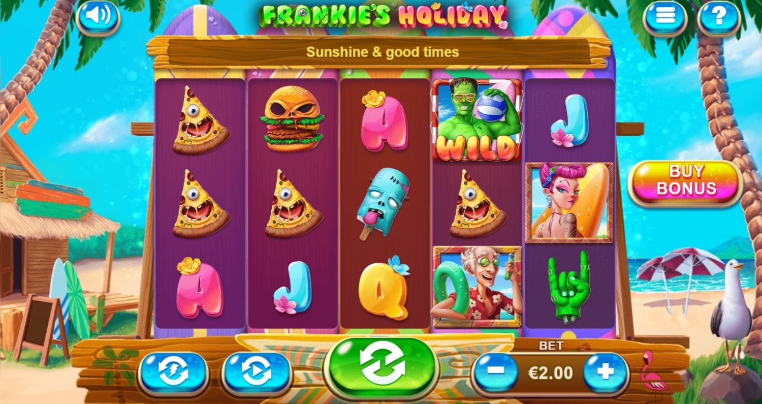 Frankies Holiday Slot Gameplay