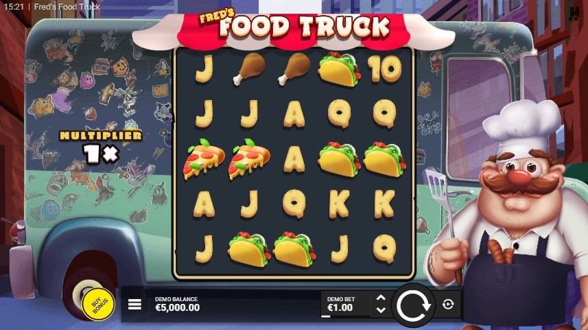 Fred's Food Truck Slot Gameplay