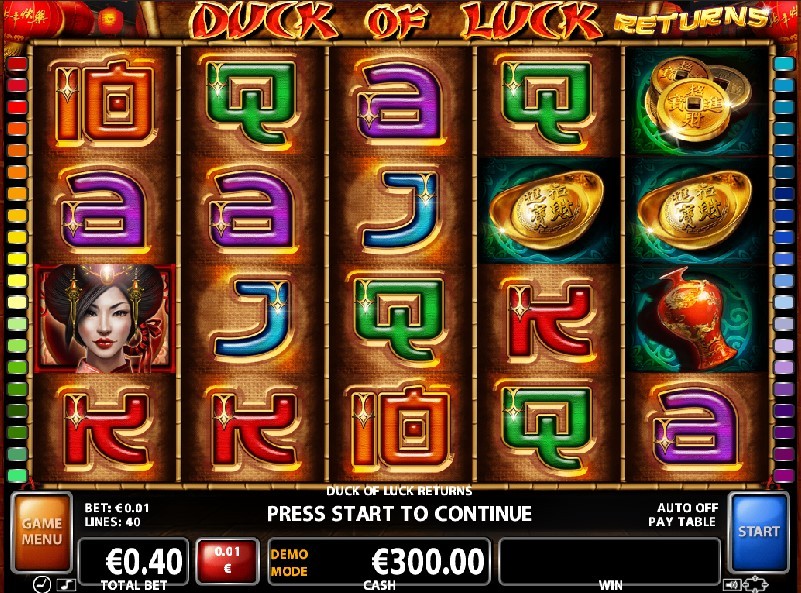 Duck Of Luck Returns Slot Gameplay