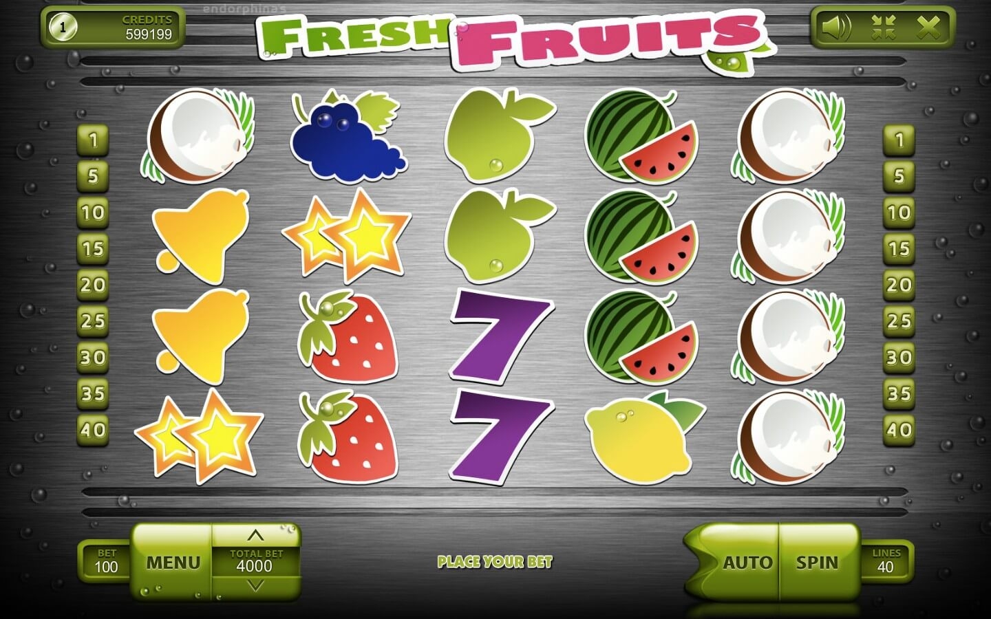 Fresh Fruits Slot Gameplay
