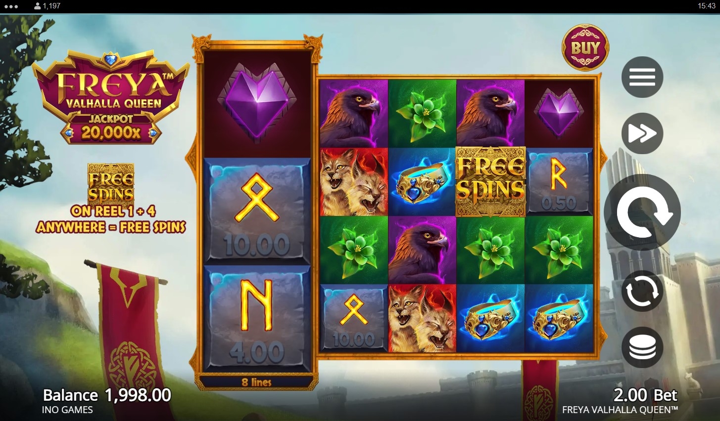 Freya Valhalla Queen Slot Gameplay
