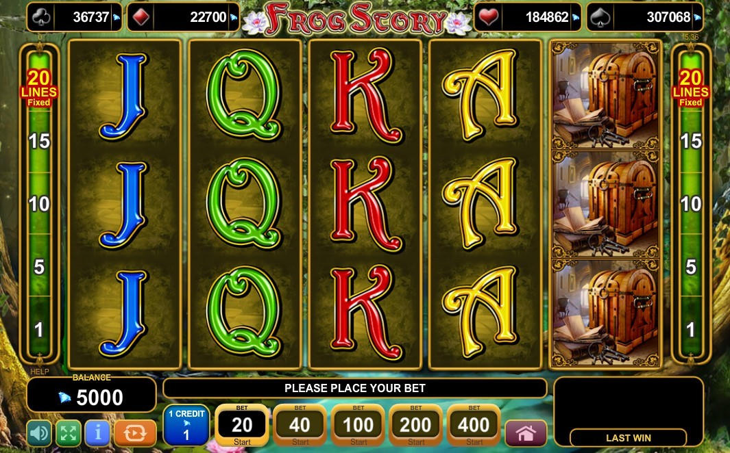 Frog Story Slot Gameplay